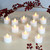 Battery Operated Tea Light Candles, Amber - Set of 12