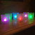 Frosted Votives with Battery Operated LED Lights, Amber - Set of 6