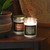 Scented Wax Candles, Earth Blend Collection - Set of 2