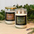 Scented Wax Candles, Earth Blend Collection - Set of 2