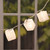 Electric String Lights with 10 White Square Nylon Lanterns Electric String Lights with 10 White Square Nylon Lanterns