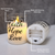 Battery Operated Glass LED Candles, Faith Hope Love - Set of 2