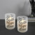 Battery Operated Glass LED Candles, Faith Hope Love - Set of 2