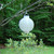 Solar Powered Nylon Lanterns, White - Set of 3