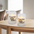 Battery Operated Glass LED Candles, I Love You to the Moon and Back - Set of 2