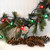 Electric String Lights with 10 Red and Green Edison Bulbs