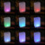 Battery Operated LED Luminaria Kit, Color Changing - Set of 6