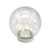 Battery Operated Golden Crackle Glass Globe Light with Fairy String Lights