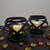Metal Candleholders with Battery Operated LED Candles - Set of 2