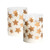 Battery Operated Glass LED Candles, Gold Star - Set of 2