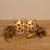 Battery Operated Glass LED Candles, Gold Star - Set of 2