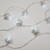 Battery Operated String Lights with 20 Silver Stars