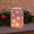 Battery Operated Luminaria Kit with Timer, Gold Star - Set of 6