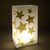 Battery Operated Luminaria Kit with Timer, Gold Star - Set of 6