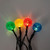 Solar Powered Crystal Ball String Lights - Multicolor