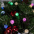 Battery-Operated Mini String Light with Crackle Globes, Multicolor - Set of 2