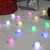 Battery-Operated Mini String Light with Crackle Globes, Multicolor - Set of 2