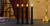 Battery-Operated 3D Wick Flame Taper Candles, Black - Set of 4