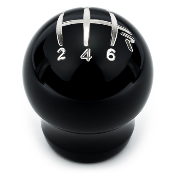 Raceseng Contour Shift Knob (Gate 3 Engraving) M12x1.25mm Adapter - Black Gloss
