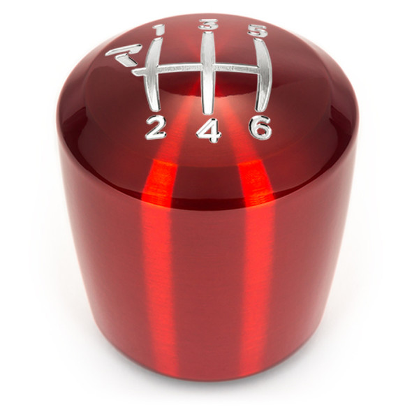 Raceseng Ashiko Big Bore Shift Knob (Gate 1 Engraving) M12x1.25mm Adapter - Red Translucent