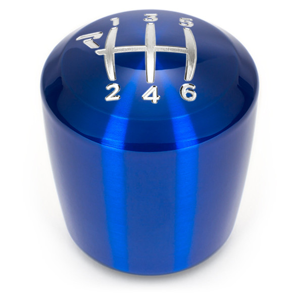 Raceseng Ashiko Big Bore Shift Knob (Gate 1 Engraving) Ford Mustang/Focus Adapter - Blue Translucent