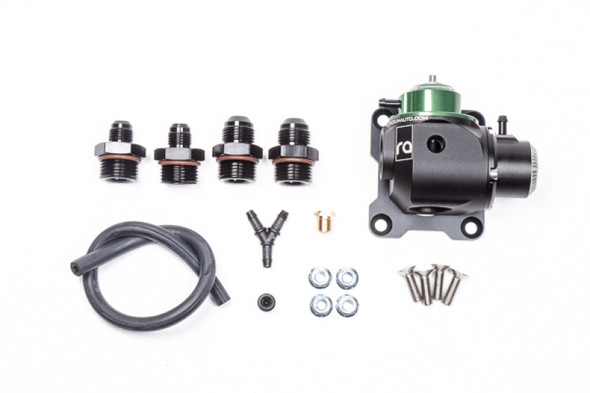 Radium Engineering Universal Fuel Regulator/Pulse Damper Kit 10AN ORB (7/8in-14) Inlet and Outlet