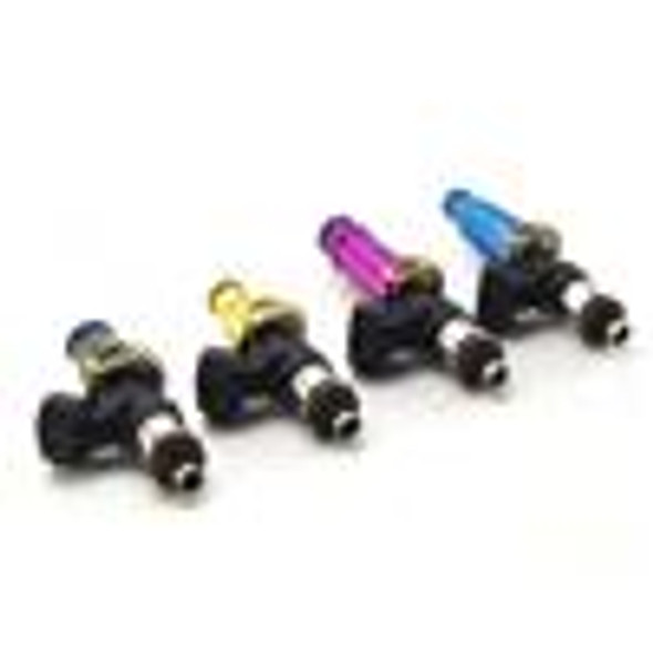 Injector Dynamics 2200cc Injectors-60mm Length-14mm Purp Top-14mm Low O-Ring(Mach to 11mm)(Set of 6)
