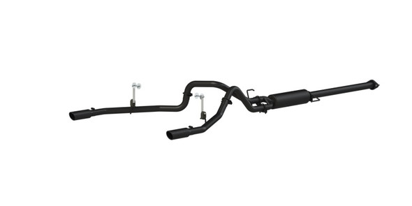 MBRP 2015 Ford F-150 2.7L / 3.5L EcoBoost 2.5in Cat Back Dual Split Black Exhaust System