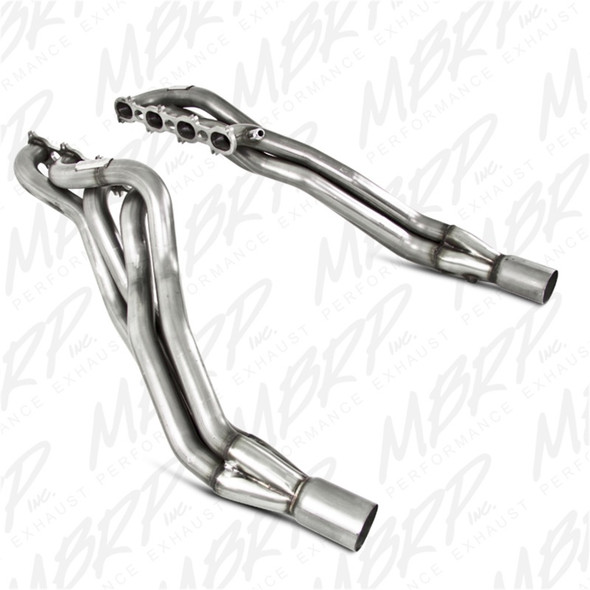 MBRP 11-19 Ford Mustang GT 5.0 T304 Long Tube Headers 1.75in Primaries 3in Collectors