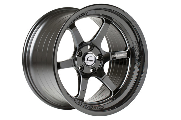 Cosmis Racing XT-006R Black w/ Machined Spokes Wheel 18x9.5 +10mm 5x114.3