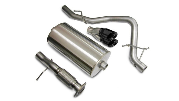 Corsa 07-08 Chevrolet Tahoe 5.3L V8 Black Tips Touring Cat-Back Exhaust