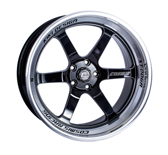 Cosmis Racing XT-006R Black w/ Machined Lip Wheel 20x9.5 +10mm 5x120