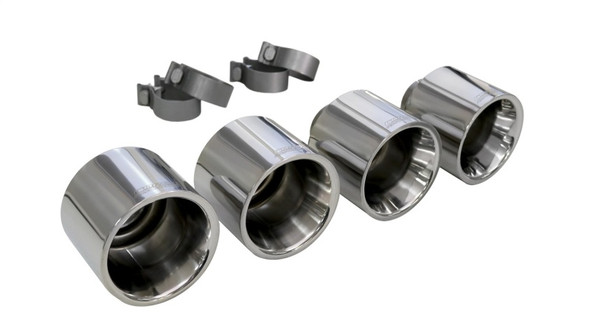 Corsa Twin 3.0in Inlet / 5.0in Outlet Polished Pro-Series Tip Kit