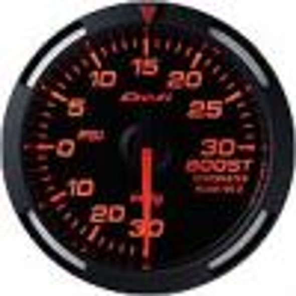 DEFI Red Racer 52mm Boost Gauge (US)