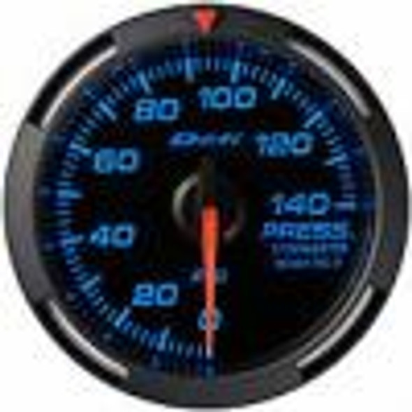 DEFI Blue Racer 52mm Pressure (fuel or oil) Gauge (US)