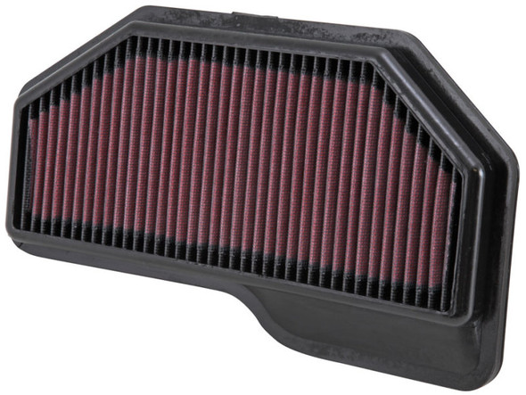 K&N Replacement Air Filter 11.938in O/S Length x 6.5in O/S Width x 1.063in H for 13 Hyundai Genesis