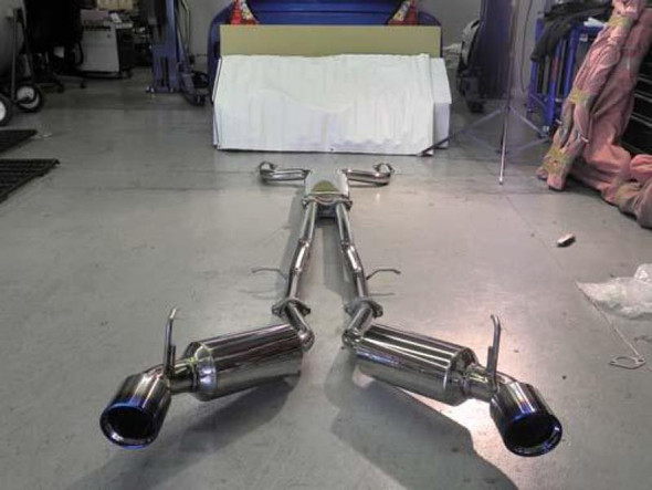 Injen 09-11 Nissan 370Z Dual 60mm SS Cat-Back Exhaust w/ Built In Resonated X-Pipe