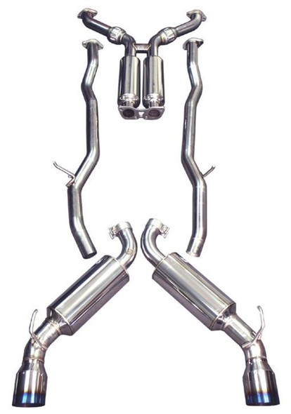 Injen 08-13 Sti / 11-13 WRX 70mm Axle-back exhaust w/ quad Titanium tips