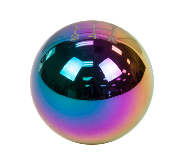 NRG Universal Ball Style Shift Knob - Heavy Weight 480G / 1.1Lbs. - Multi-Color/Neochrome (5 Speed)