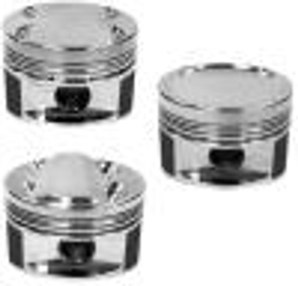 Manley 08+ Mitsubhi Evo X (4B11T) 94mm Stroker 86.5mm +0.5mm Bore 9.0:1 Dish Piston Set with Rings