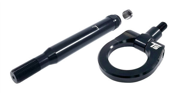 Torque Solution Billet Rear Tow Hook (Black) Subaru WRX / STI 2015+