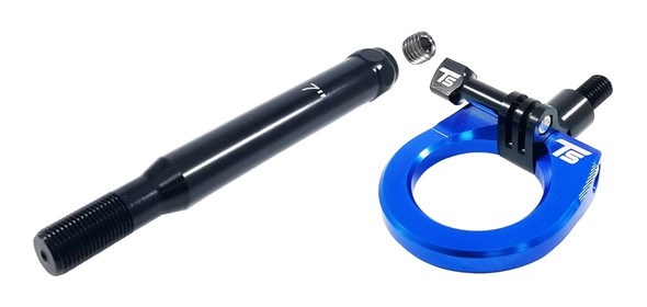 Torque Solution Billet Rear Tow Hook W/ Go Pro Mount (Blue) Subaru WRX / STI 2015+