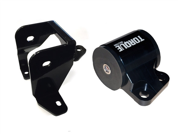 Torque Solution Billet Aluminum Left Engine Mount (2 Bolt): 96-00 Honda Civic EK B/D-Series