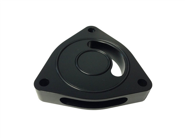Torque Solution Blow Off BOV Sound Plate (Black): Kia Optima 2.0T