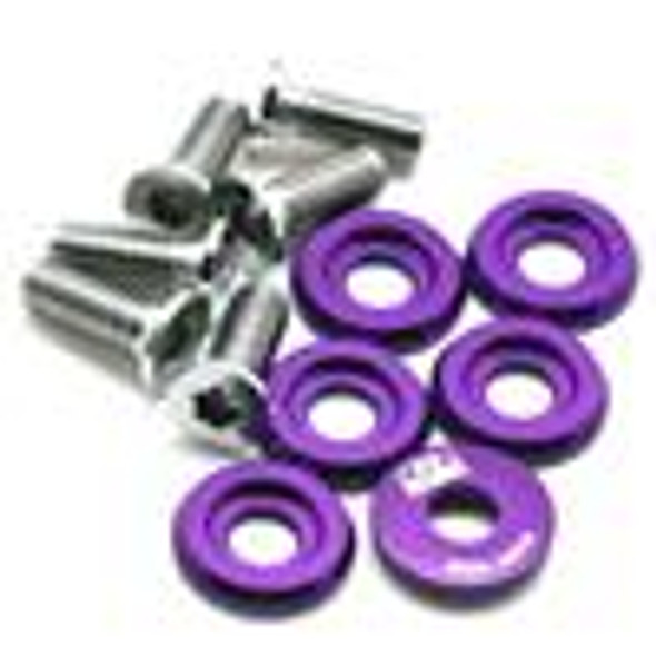 BLOX Racing Small Diameter Fender Washers - Purple