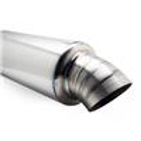 BLOX Racing 3 inch Universal Street Muffler - Turndown Tip