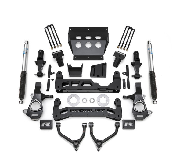 ReadyLift Suspension 14-18 Chevrolet 1500 7in Lift Kit w/Upper Control Arms w/Bilstein Shocks