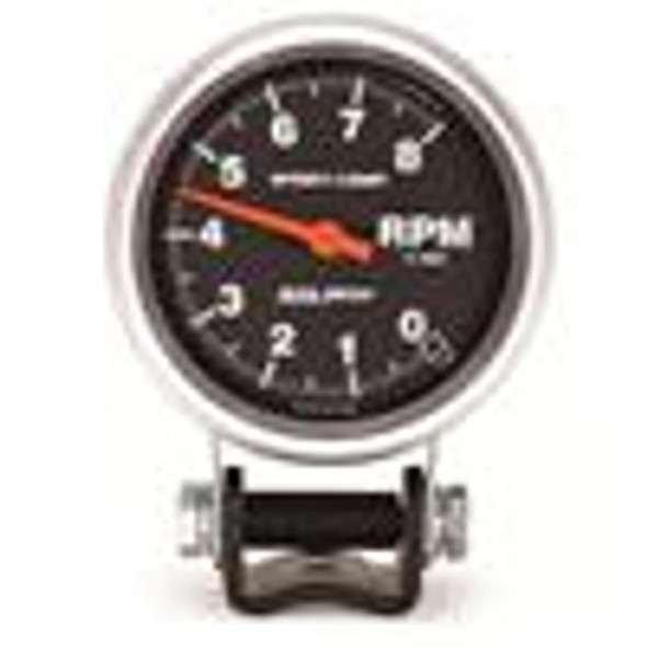 Autometer Standard 2-5/8in 8,000 RPM Pedestal Mount Tachometer Sport Comp