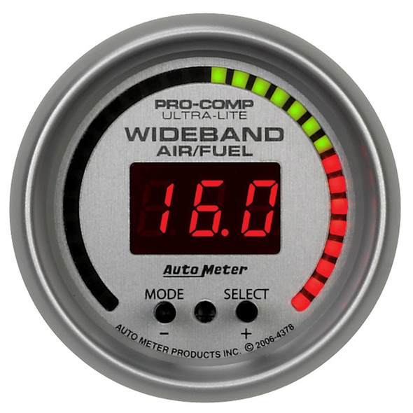 Autometer Ultra-Lite 52mm Wideband Air/Fuel Gauge