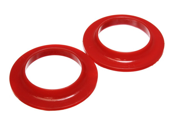 Energy Suspension Universal 3-3/4in ID 5-13/16in OD 7/8in H Red Coil Spring Isolators (2 per set)